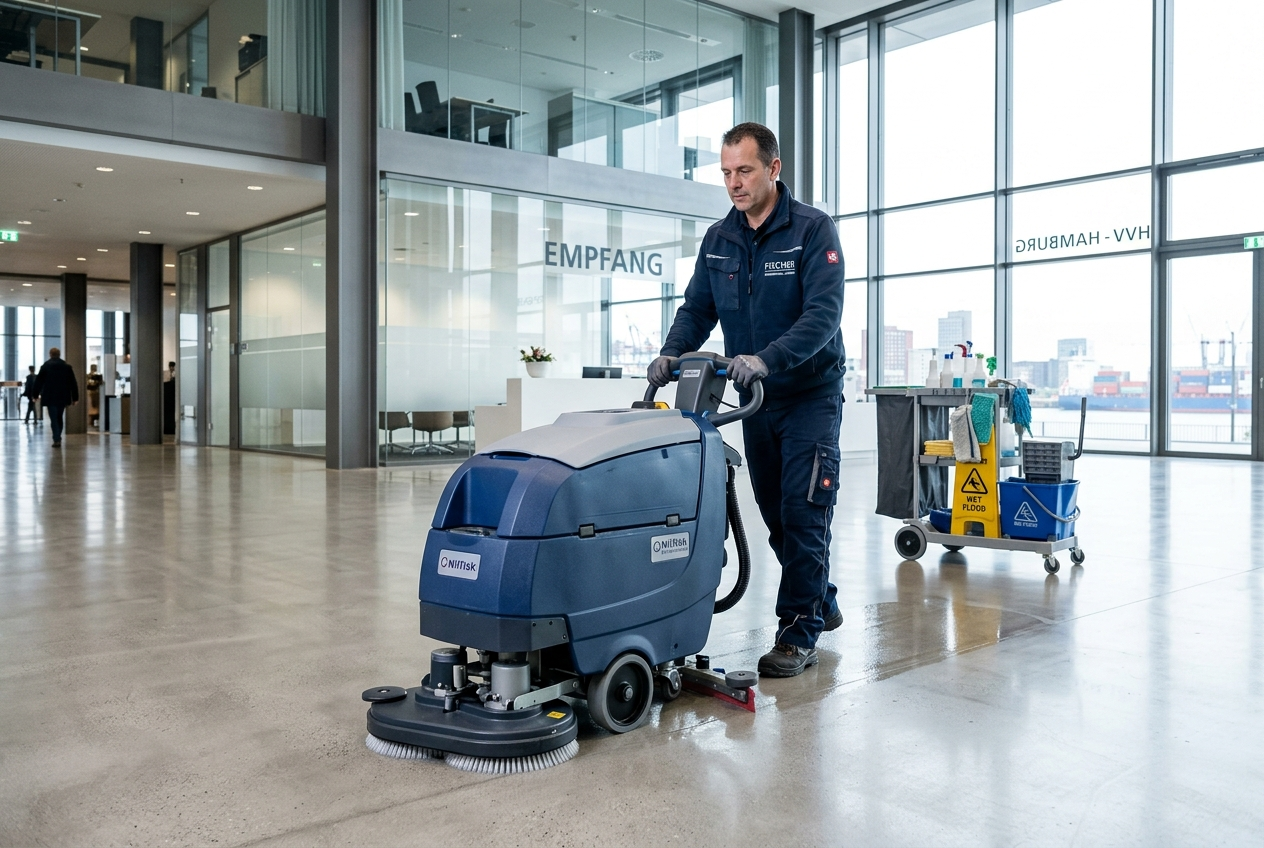 Gebäudereiniger (m/w/d) Vollzeit mit Berufserfahrung in Hamburg gesucht